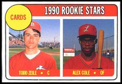 31 Cardinals Rookies (Todd Zeile Alex Cole)